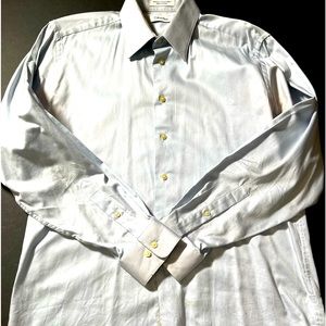 Calvin Klein Button Up Dress Shirt Size 16 34/35